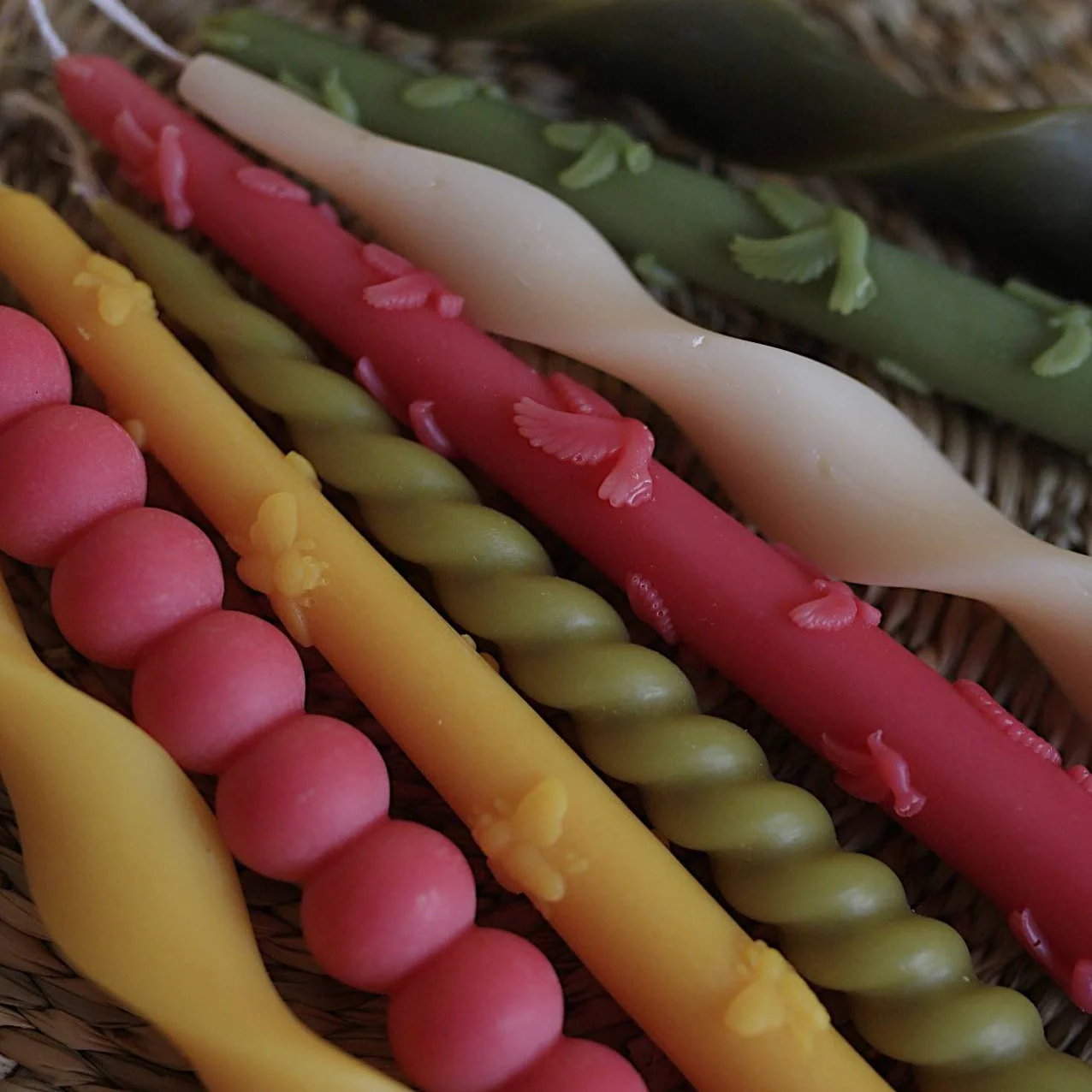 Beeswax Taper Candles