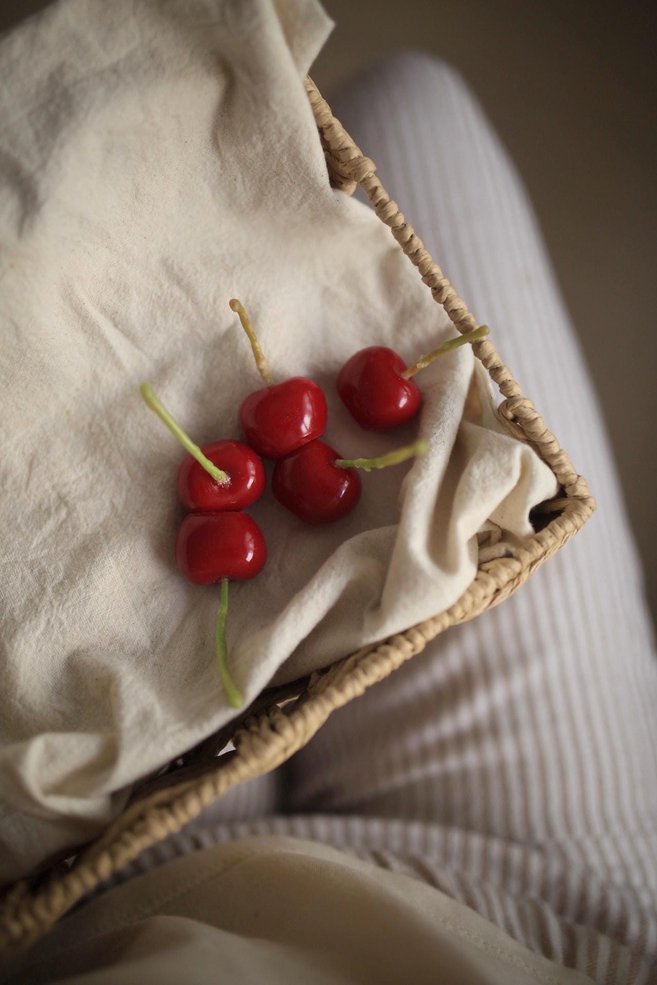 Realistic Cherry Beeswax Candles 5
