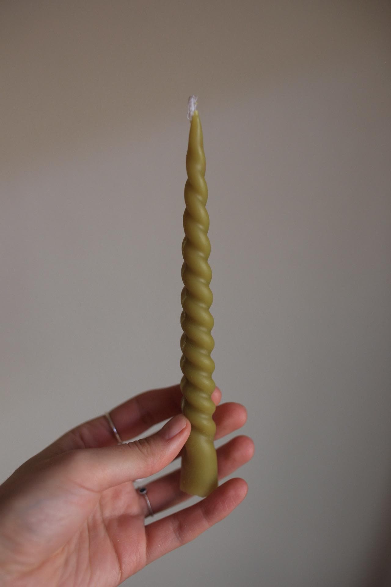 Summer Beeswax Taper Candles — Set of 5 4