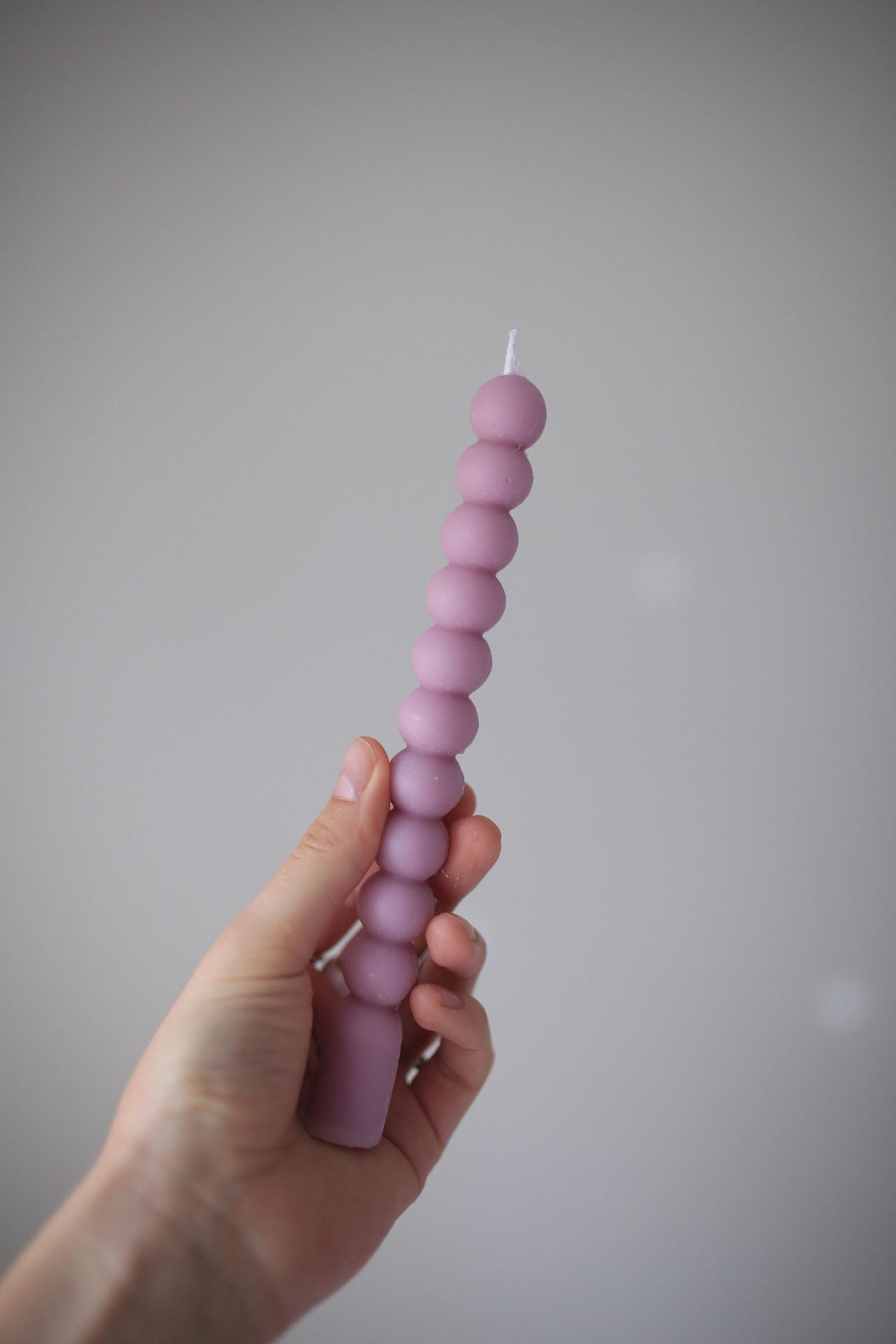 Colored Beeswax Taper Candles — Set of 6 5