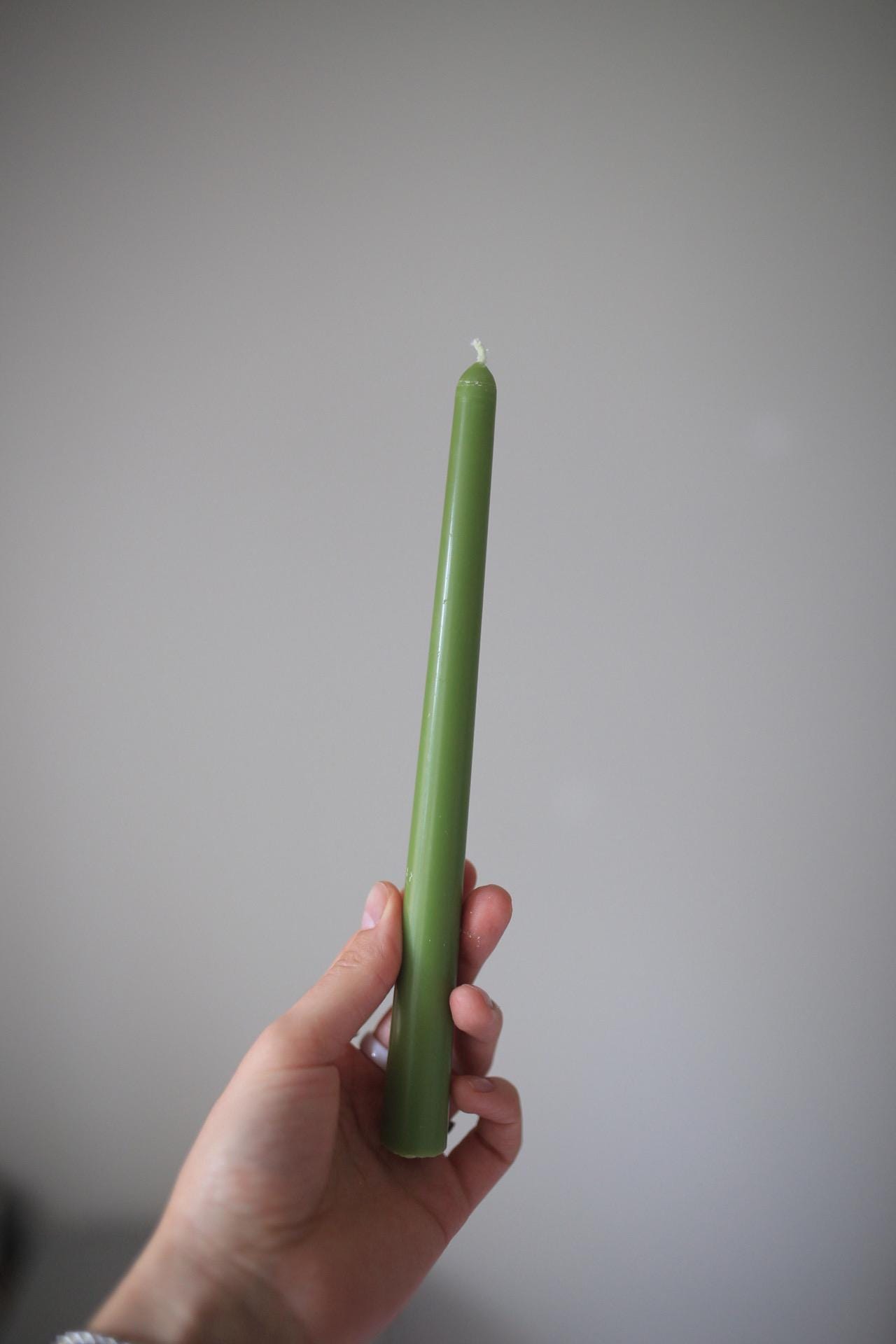 Colored Beeswax Taper Candles — Set of 6 6