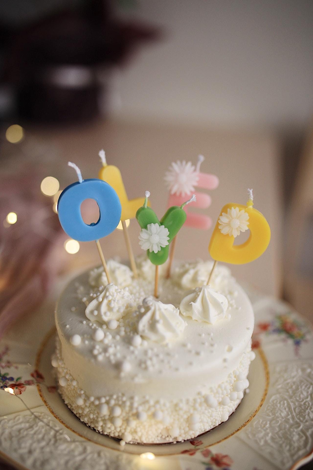 Beeswax Candles for Birthday Cakes, Eco-Friendly Candles, Number Candles, Cake Decoration, letter candles 3
