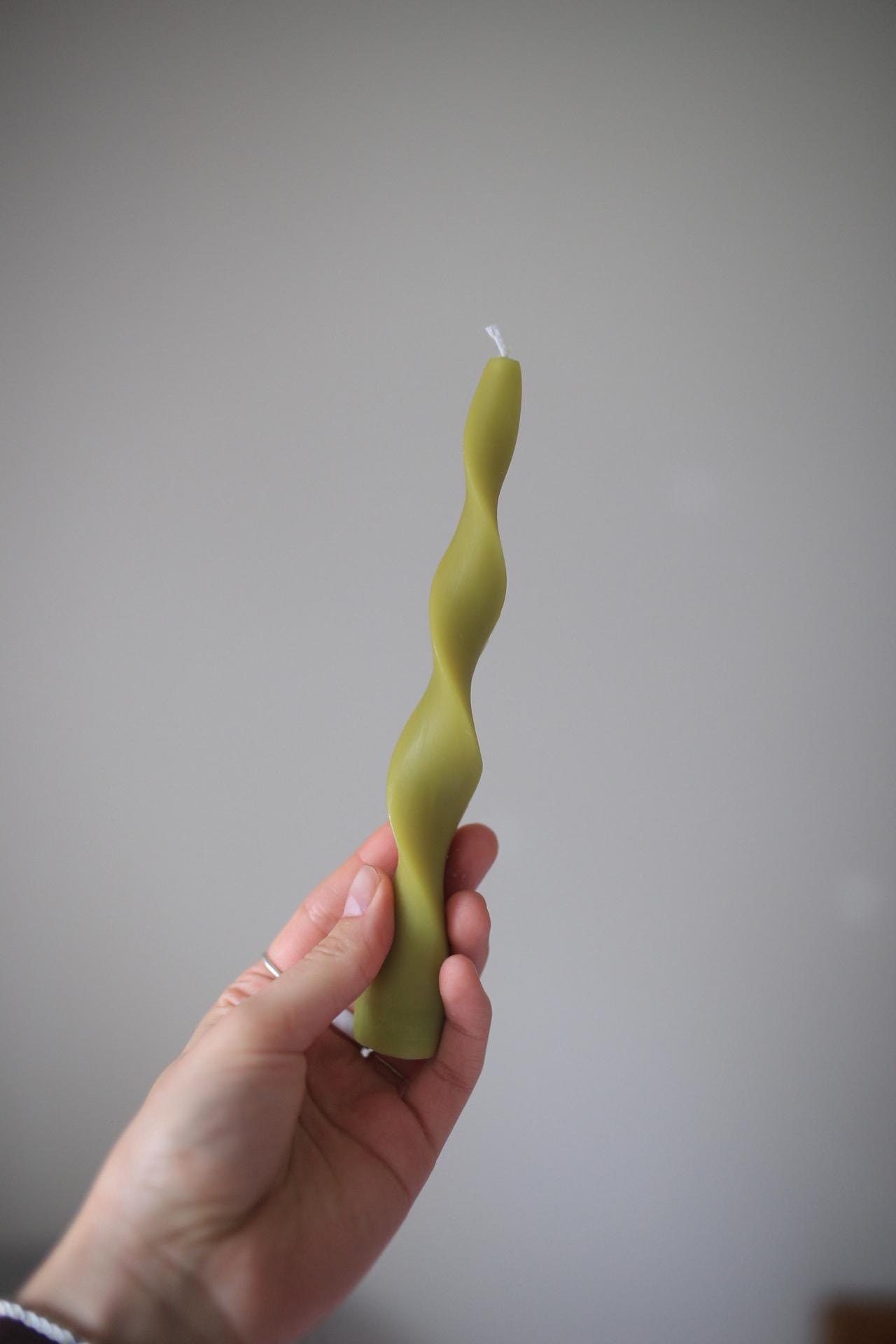 Colored Beeswax Taper Candles — Set of 6 8