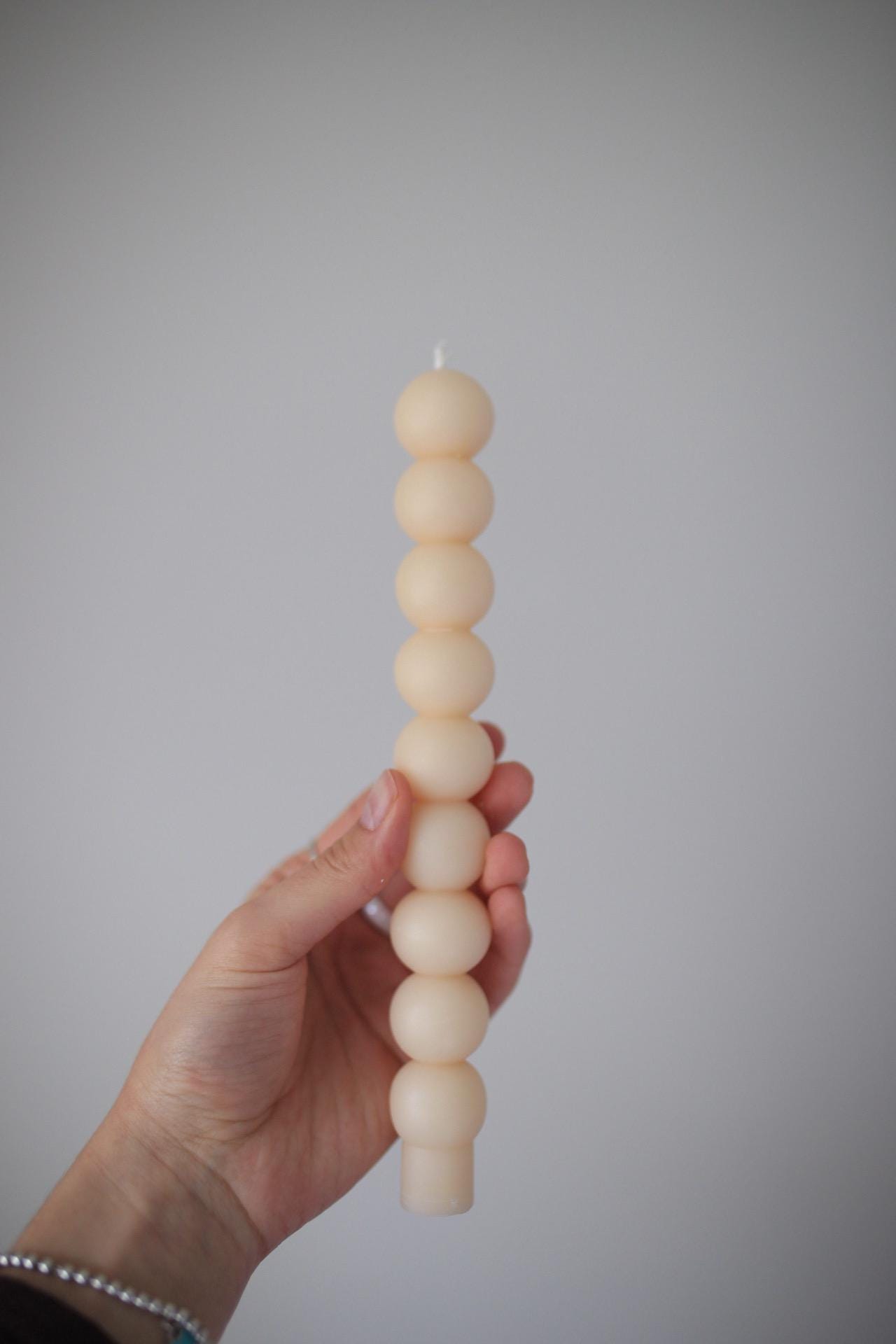 Colored Beeswax Taper Candles — Set of 6